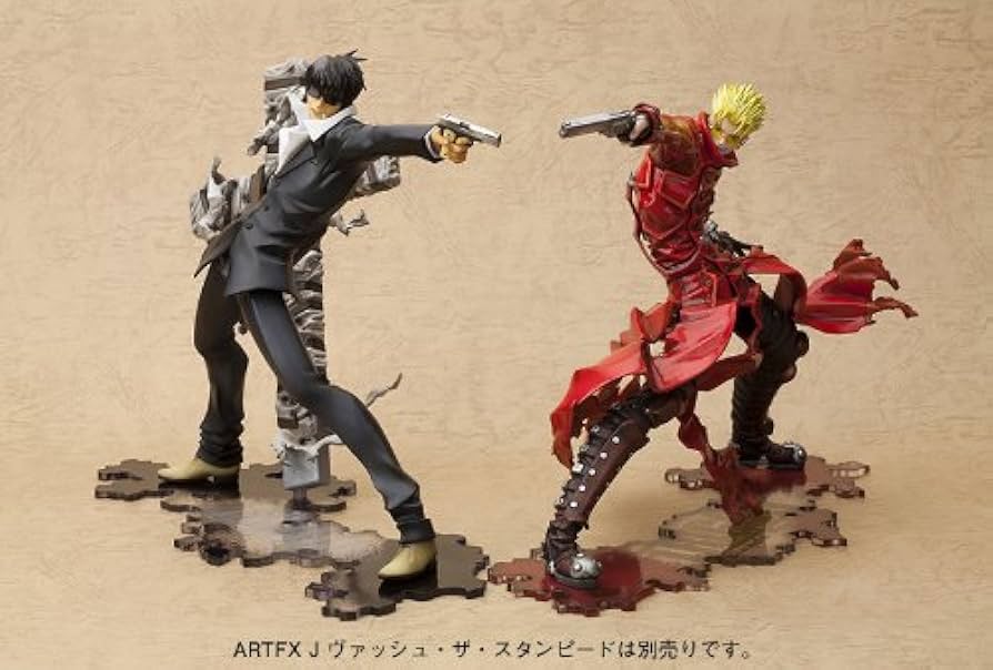 KOTOBUKIYA - ARTFX J 劇場版トライガン Badlands Rumble ヴァッシュ・ザ Amazon.com: Kotobukiya - Trigun Badlands Rumble statuette